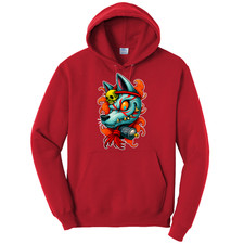NEW Art Society TATTOO FLASH VOL. 6 RED Hoodie SMALL-4XLARGE MADE IN USA