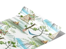 Rwraps Camping Bear Attack Gloss Vinyl Film Wrap 59in x 24ft Vinyl Vehicle Car