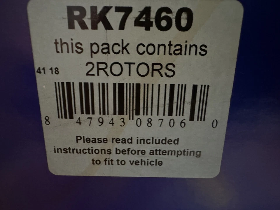 Rotores de freno trasero EBC Brakes RK7460 para Infiniti G37 2008-2013 y G35 2007-2008 Foto 2 de 2