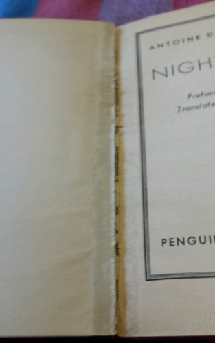Vtg Night Flight A NOVEL by Antoine de Saint-Exupery Penguin Books printed 1945 - Bild 3 von 9