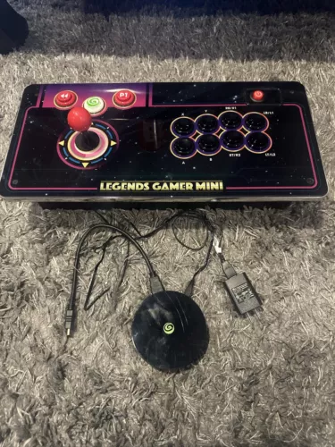 AtGames Legends Gamer Mini Black Arcade Console & Core - Built In 100 Games