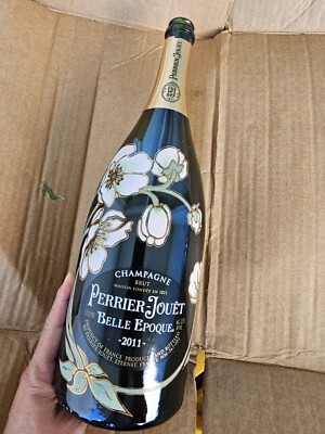perrier jouet fluer 1.5L MagnumEMPTY champagne bottle green glass