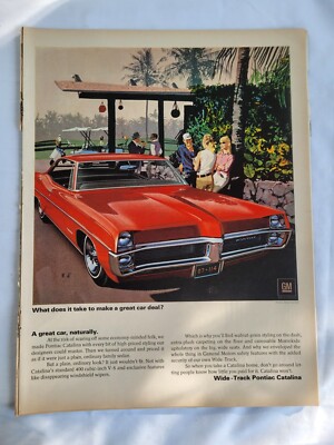 VTG 1967 Orig Magazine Ad PONTIAC What Does It take To Make A Great Car Deal