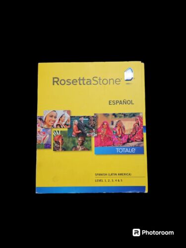 Rosetta Stone Spanish (Lat Am) v4 Totale Lvl 1-5 by Rosetta Stone Staff... - Picture 1 of 4