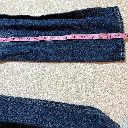 Boys Abercrombie Kids Jeans Size 12 Blue Distressed Denim - Picture 7 of 8