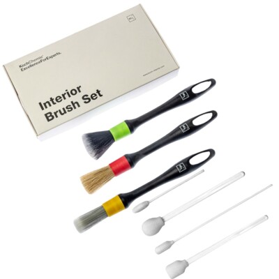 Koch Chemie Interior Brush 3er Set & ADBL Detailing Swabs 4er Set