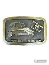 New Idea Demo Days "Strong on Value!" Belt Buckle Spec Cast Inc US Vintage