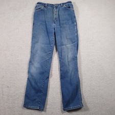 Vtg Wrangler Misses Jeans MR231NV Women's 14 Regular Fit Denim 80s Made In USA