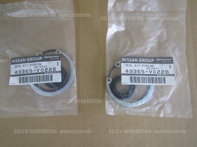 。 49365-V0228 - Nissan - PINION POWER STEERING GEAR SEAL KIT, A