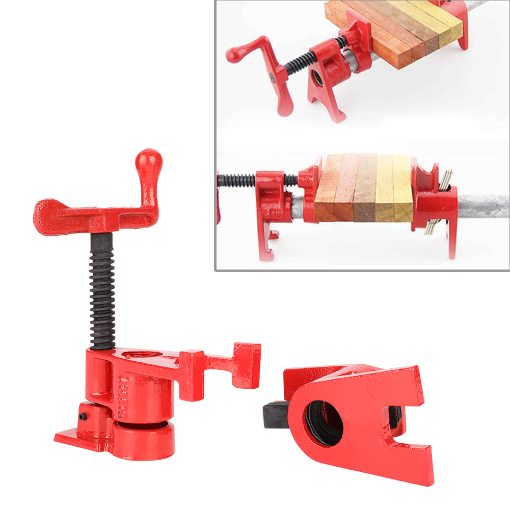 3 4 GLUING PIPE CLAMP 4 Pcs WOODWORKING VICE TOOLS Wide 