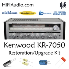 Kenwood KR-7050 KR-7750 rebuild restoration recap upgrade kit filter capacitor