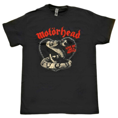Motorhead Unisex T-Shirt Love Me Like A Reptile
