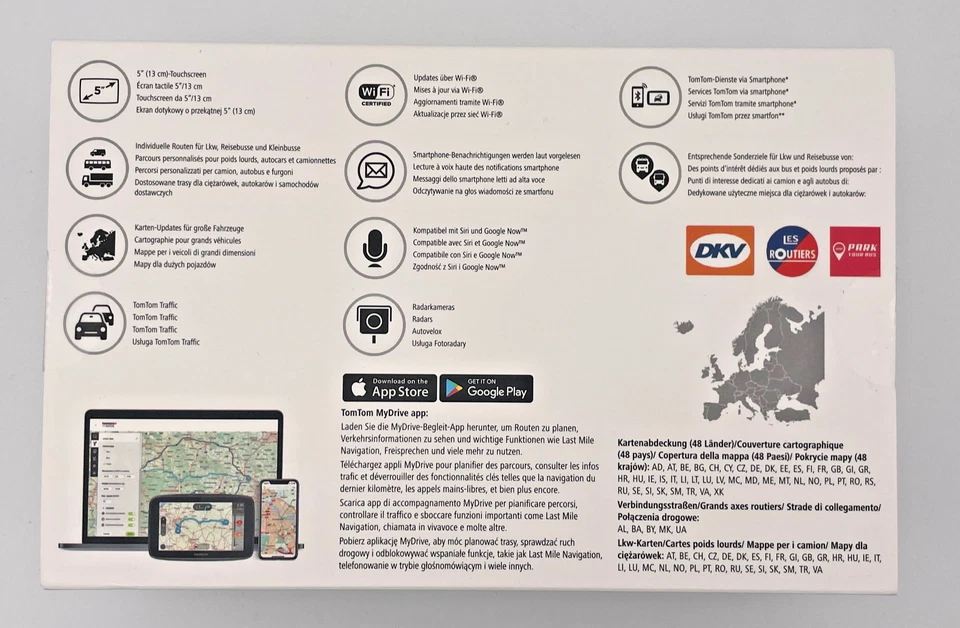 TomTom GO Professional 520 Europa Karten LKW & PKW GPS Lifetime EU Bluetooth NEU - Bild 3 von 3