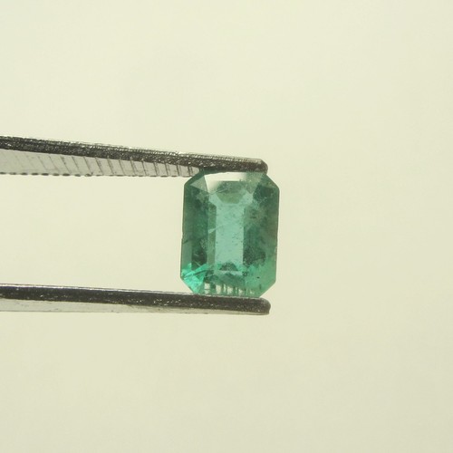 798- ct 1,34 BELLO SMERALDO OTTAGONALE NATURALE I2 mm 7,6 NOVA ERA BRASILE - Foto 2 di 11