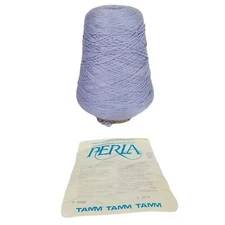 Perla Tamm #5153 Purple Machine Knitting Yarn Cone 2480 yds 1 lb.