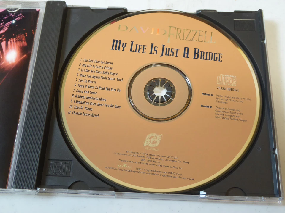 DAVID FRIZELL : My Life Is Just A Bridge  > NM (CD) - Bild 3 von 4