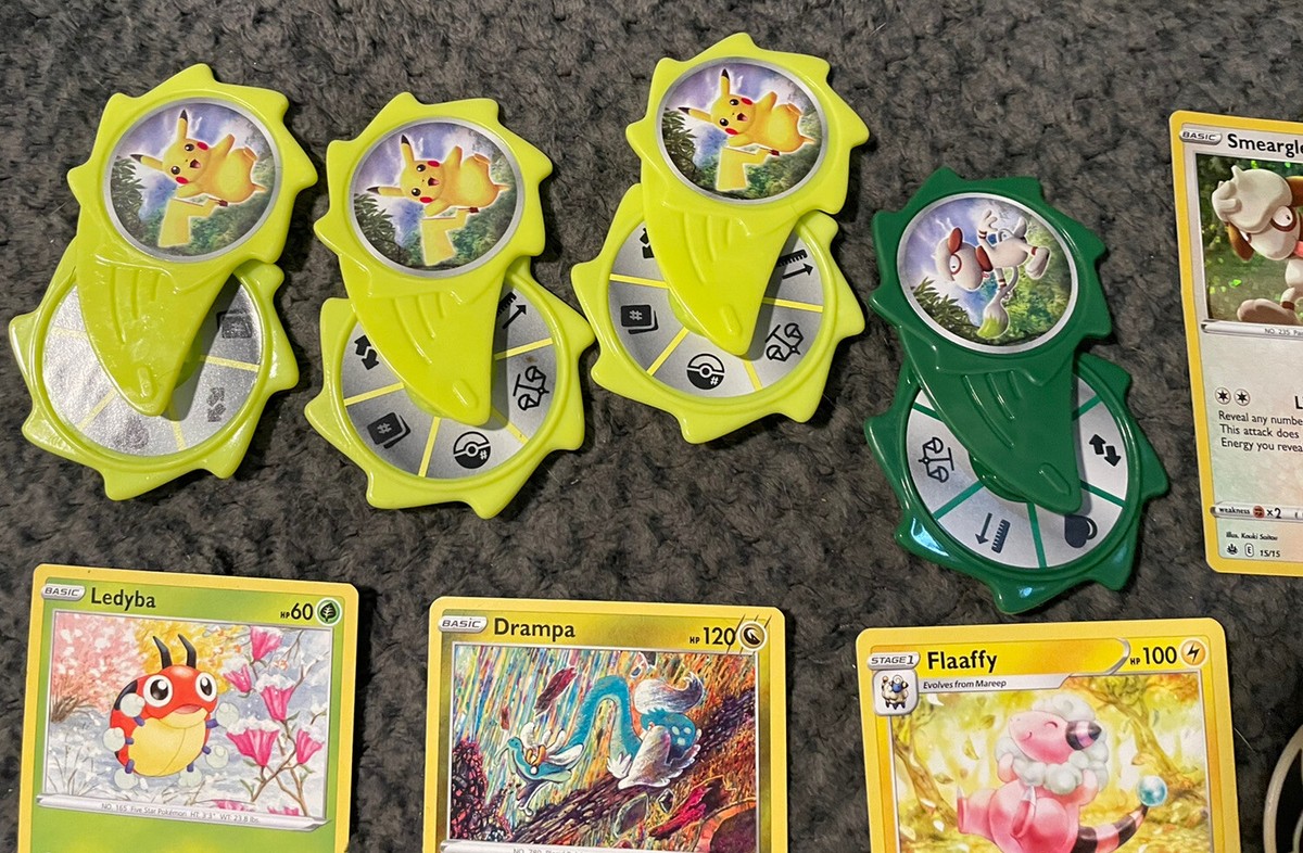 超レア！ 1996年マクドナルド 宝探しカード　3枚セット McDonald's Pokémon Lot 16 Cards! Plus 3 Boxes 2 Manuel's And
