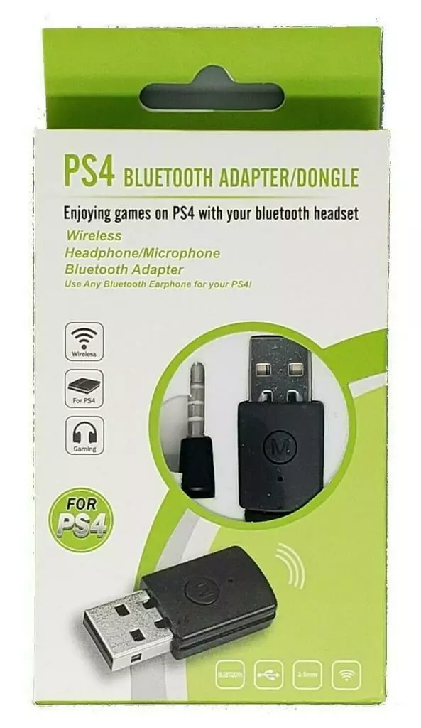 US Bluetooth 4.0 Headset Dongle USB Adapter Receiver Black for Playstation  4 PS4