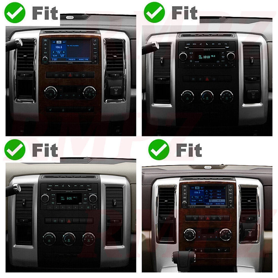 10.1'' Carplay For Dodge RAM 1500 2500 2009-2012 Android 15 Car Radio GPS Stereo - Image 4 of 4