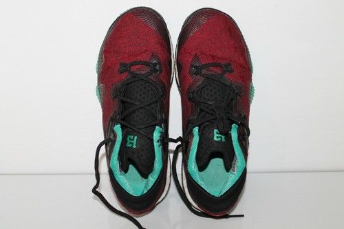 Adidas Crazylight Boost Low Basketball Shoes, #B42602, Red/Black/Teal,Mens US 7 - Picture 3 of 5