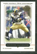 2005 TOPPS FOOTBALL STEVEN JACKSON #170