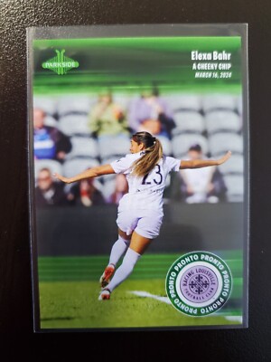 2024 Parkside NWSL Pronto Soccer - ELEXA BAHR, xxx/642 A CHEEKY CHIP Card #4