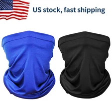 Face Mask Gaiter Biker Scarf Tube Bandana Beanie Cover Cap Outdoor Headwrap