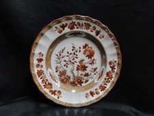 Spode Indian Tree Orange Rust: Bread Plate s , 6 3/8", Crazing
