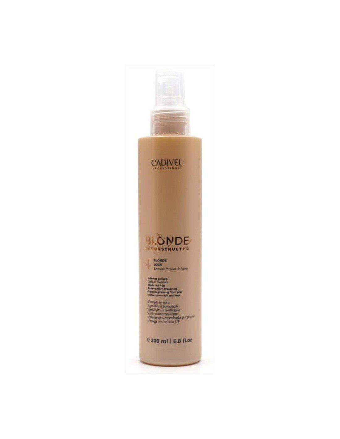 Cadiveu Blonde Lock 200ml - Cura Reale per Capelli Biondi Fragili