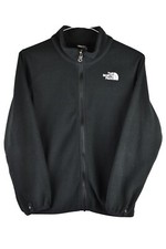 THE NORTH FACE Black Fleece Jumper size L Boys Kids Full Zip Warm Liner Casual