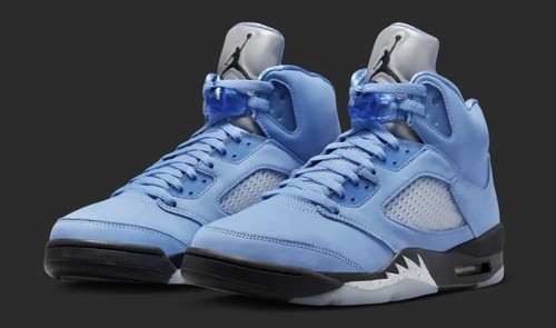 Nike Air Jordan 5 University Blue UNC Mens Size 11M DV1310-401 Ships Same Day - Picture 2 of 7