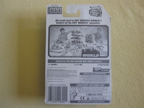 Hot Wheels 2000 Treasure Hunt Chaparral 2 w/Real Riders #7 of 12 - #055 - Picture 7 of 7