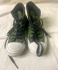 Converse Men's Chuck Taylor All Star Classic High Top Sneaker Shoes Black/Neon