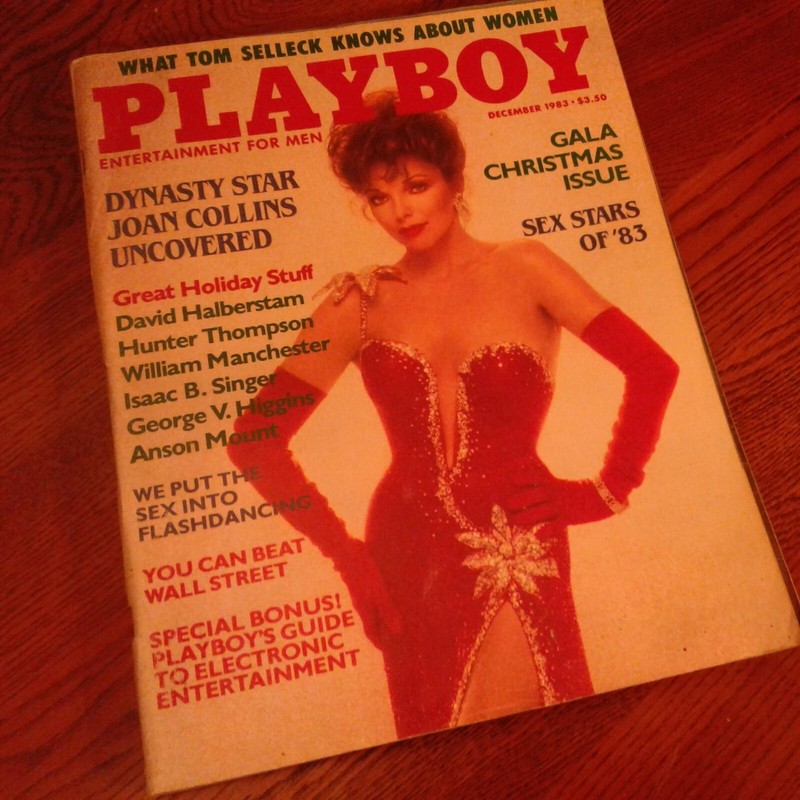 PLAYBOY DECEMBER 1983 CHRISTMAS ISSUE DYNASTY STAR JOAN COLLINS STAPLE EDITION