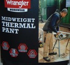 Wrangler Workwear Midweight Thermal Pant Black Moisture Wicking Black 2XL 44-46 — photo 2