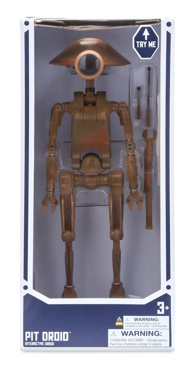 Disney Parks Star Wars Pit Droid Interactive Action Figure Toy New