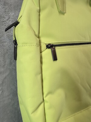 Signature Commuter Backpack Lime Green Open Story Travel School