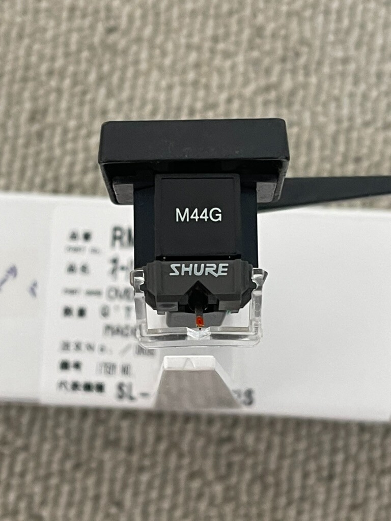 SHURE M44G Cartridge with Technics Headshell DJ Turntable