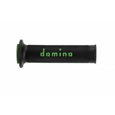 DOMINO Motorcycle Grips A010 BLACK GREEN A01041C4440B7-0
