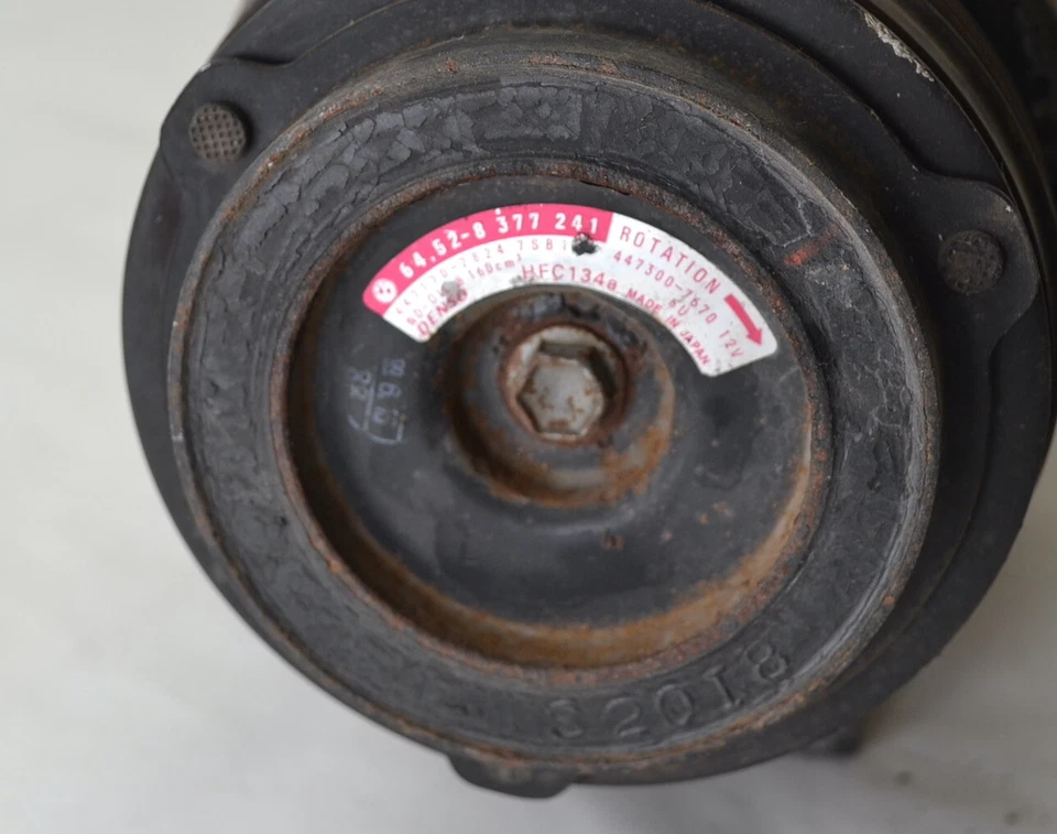 BMW 528I 1999 OEM DENSO AIRE ACONDICIONADO COMPRESOR 64528377241 1998 2000 Foto 2 de 3