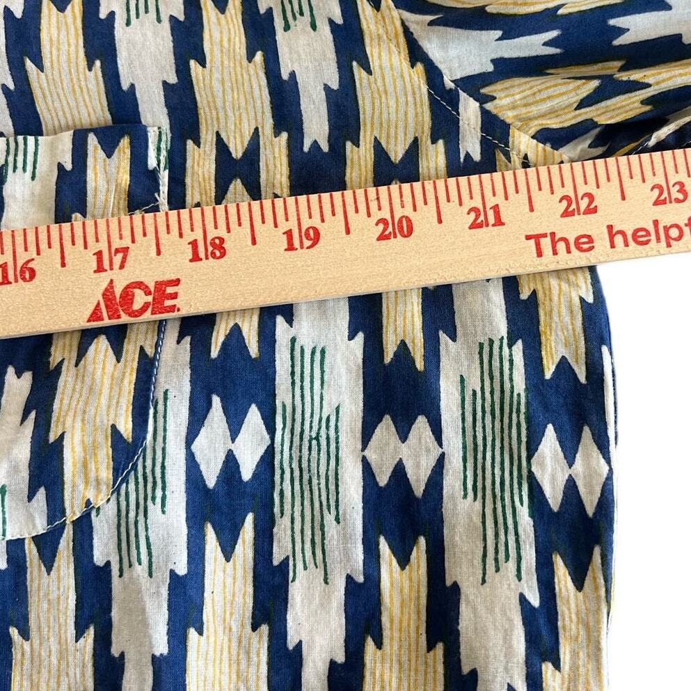 Roberta Roller Rabbit Aztec Button Down Long Slee… - image 6