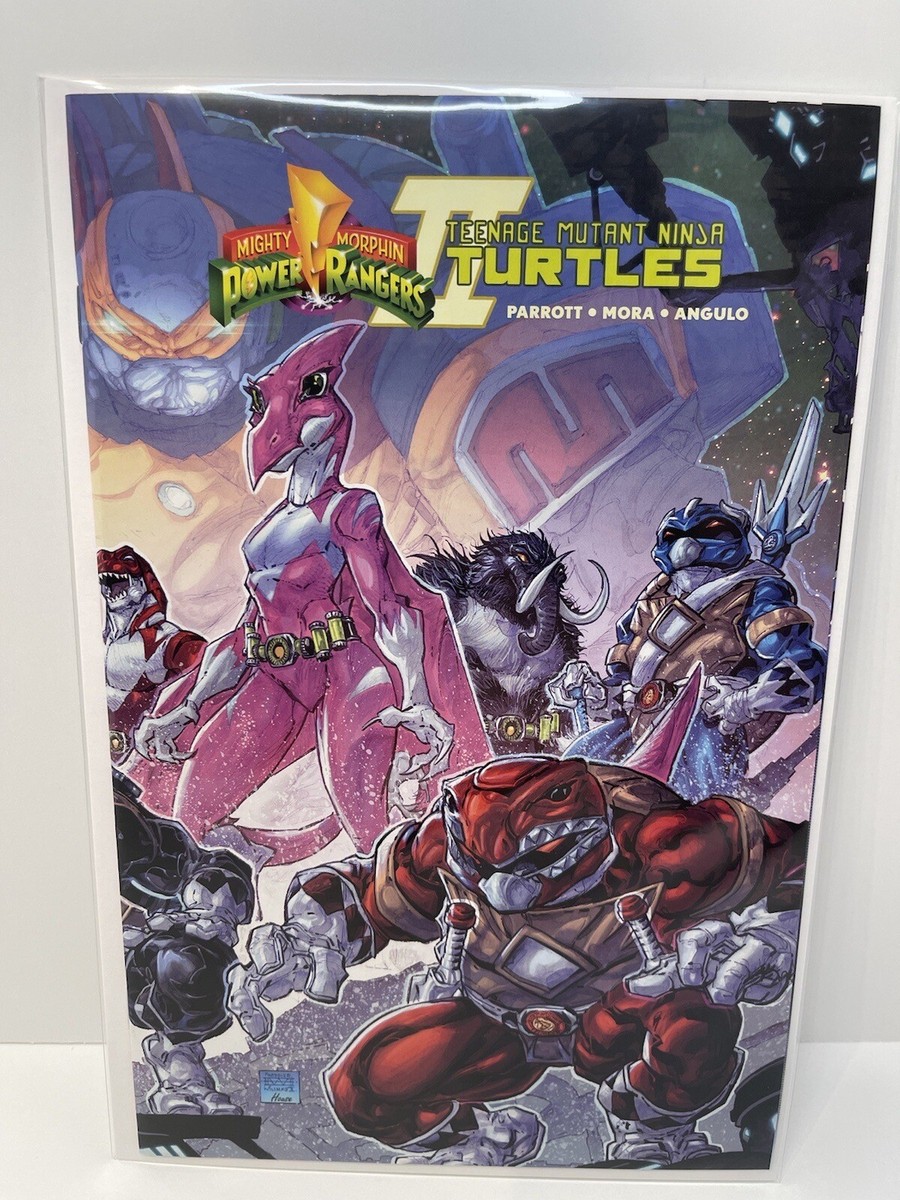 球と迷宮 マンフレッド・ターフリ著 💥🐢 MMPR TMNT II #5 FREDDIE WILLIAMS II Trade Dress Connecting