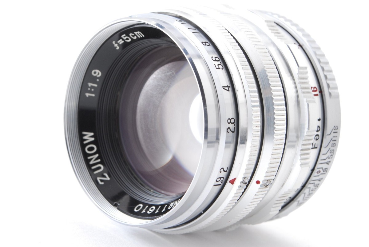 RARE【N MINT】Zunow 5cm 50mm f1.9 Lens For Miranda F T 44mm screw
