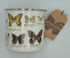 Butterflies Enamel Mug Gift Republic Ecologie Papiliones 500ml Metal Coffee Cup