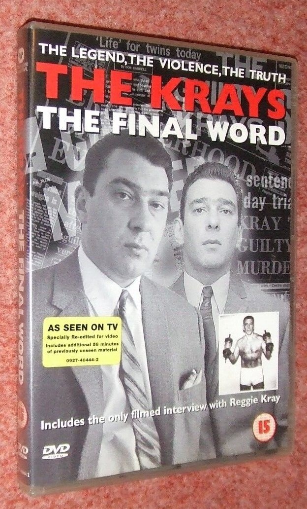 THE KRAYS THE FINAL WORD -  UK DVD  (Ronnie, Reginald, Kray)