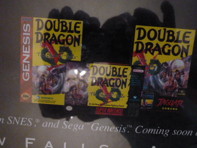 Double Dragon 5 Poster Video Game Store Promotional Sega Nintendo Jaguar Promo - Image 2 of 4
