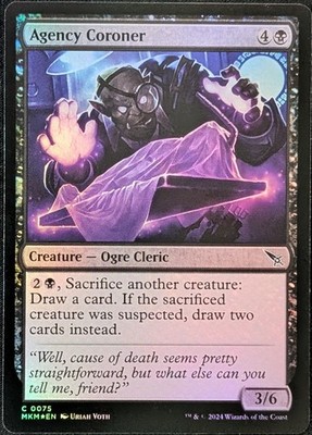 Agency Coroner 0075 Murders at Karlov Manor MKM Foil MTG Magic NM