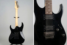 Guitarra Eléctrica Ibanez RG321 2002 Negra Hecha en Corea Puente Fijo 24 Trastes