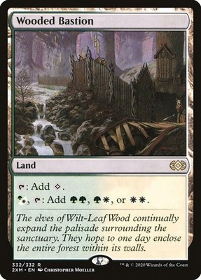 MTG - Wooded Bastion - Double Masters - Magic the Gathering