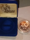 Special Olympics 20th Anniversary Fine 1oz Silver Round With Gift Box